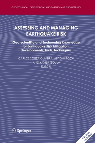 Imagen de portada: Assessing and Managing Earthquake Risk 1st edition 9781402035241