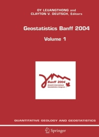 Cover image: Geostatistics Banff 2004 1st edition 9781402035159