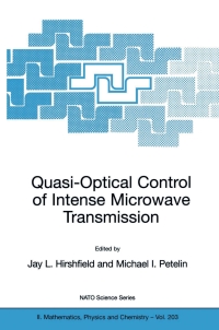 Imagen de portada: Quasi-Optical Control of Intense Microwave Transmission 1st edition 9781402036361