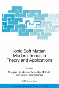 Cover image: Ionic Soft Matter: Modern Trends in Theory and Applications 1st edition 9781402036637