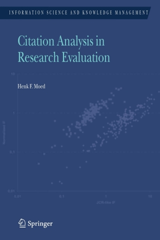 Cover image: Citation Analysis in Research Evaluation 9789048169382