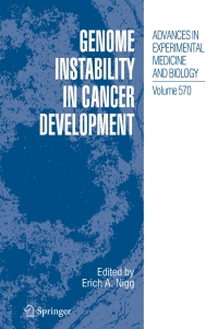 表紙画像: Genome Instability in Cancer Development 1st edition 9781402037634