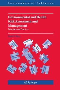 Titelbild: Environmental and Health Risk Assessment and Management 9781402037757