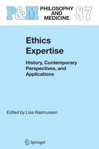Cover image: Ethics Expertise 1st edition 9781402038198