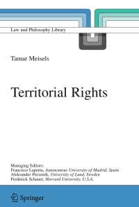 Cover image: Territorial Rights 9781402038228