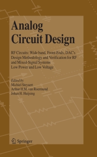 Cover image: Analog Circuit Design 1st edition 9781402038846