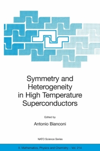 Cover image: Symmetry and Heterogeneity in High Temperature Superconductors 1st edition 9781402039881
