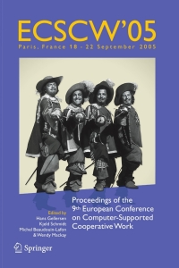 Cover image: ECSCW 2005 1st edition 9781402040221