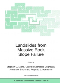 صورة الغلاف: Landslides from Massive Rock Slope Failure 1st edition 9781402040368
