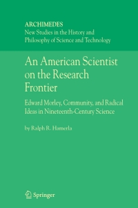 Cover image: An American Scientist on the Research Frontier 9781402040887