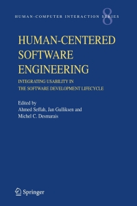 Cover image: Human-Centered Software Engineering - Integrating Usability in the Software Development Lifecycle 1st edition 9781402040276