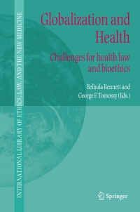 Cover image: Globalization and Health 1st edition 9781402041952