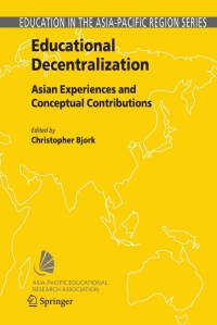 Omslagafbeelding: Educational Decentralization 1st edition 9781402043567