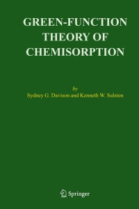 صورة الغلاف: Green-Function Theory of Chemisorption 9781402044045