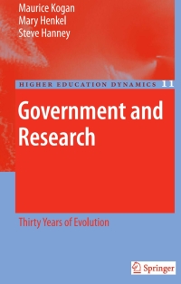 Titelbild: Government and Research 9789048171309