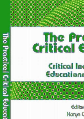 Imagen de portada: The Practical Critical Educator 1st edition 9781402044724