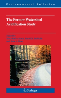 Cover image: The Fernow Watershed Acidification Study 1st edition 9781402046148