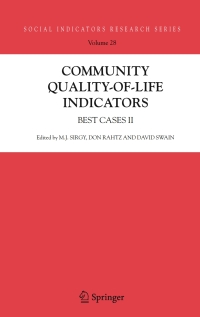 Imagen de portada: Community Quality-of-Life Indicators 1st edition 9781402046247