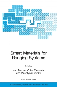 表紙画像: Smart Materials for Ranging Systems 1st edition 9781402046452