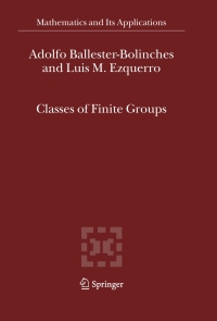Titelbild: Classes of Finite Groups 9781402047183