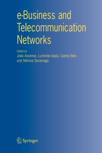 Imagen de portada: e-Business and Telecommunication Networks 1st edition 9781402047602