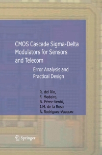 Imagen de portada: CMOS Cascade Sigma-Delta Modulators for Sensors and Telecom 9789400787261