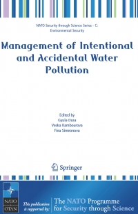 صورة الغلاف: Management of Intentional and Accidental Water Pollution 1st edition 9781402047985