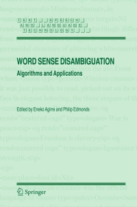 Titelbild: Word Sense Disambiguation 1st edition 9781402048081