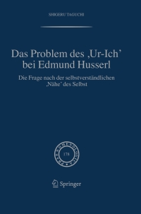 Cover image: Das Problem des ,Ur-Ich' bei Edmund Husserl 9781402048548
