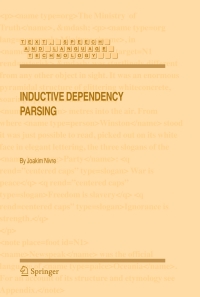 صورة الغلاف: Inductive Dependency Parsing 9781402048883