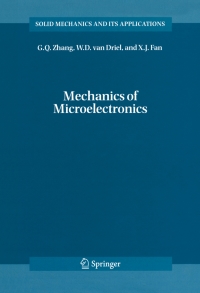 Titelbild: Mechanics of Microelectronics 9789048172313