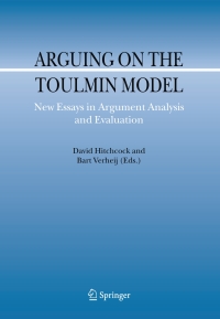 Cover image: Arguing on the Toulmin Model 1st edition 9781402049378