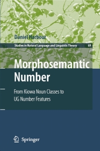 Cover image: Morphosemantic Number: 9781402050374