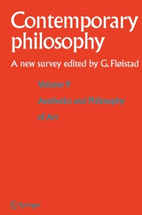 صورة الغلاف: Volume 9: Aesthetics and Philosophy of Art 1st edition 9781402050688