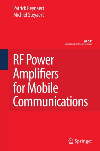 Imagen de portada: RF Power Amplifiers for Mobile Communications 9781402051166