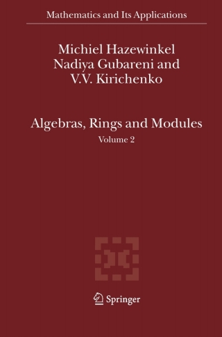 Cover image: Algebras, Rings and Modules 9781402051401