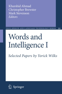 Titelbild: Words and Intelligence I 1st edition 9781402052842