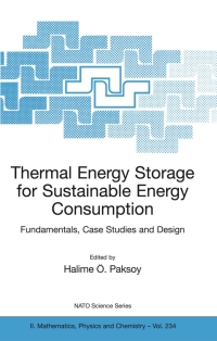表紙画像: Thermal Energy Storage for Sustainable Energy Consumption 1st edition 9781402052880