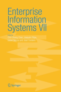 Imagen de portada: Enterprise Information Systems VII 1st edition 9781402053238