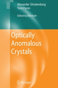 Cover image: Optically Anomalous Crystals 9781402052873