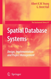 Cover image: Spatial Database Systems 9781402053917