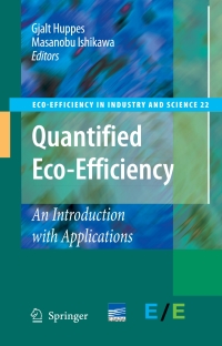 Cover image: Quantified Eco-Efficiency 1st edition 9781402053986
