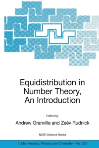 表紙画像: Equidistribution in Number Theory, An Introduction 1st edition 9781402054037