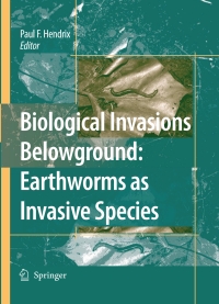 Cover image: Biological Invasions Belowground: Earthworms as Invasive Species 1st edition 9781402054280