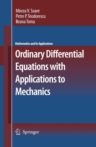 Titelbild: Ordinary Differential Equations with Applications to Mechanics 9781402054396