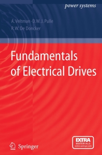 Cover image: Fundamentals of Electrical Drives 9781402055034