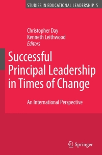 صورة الغلاف: Successful Principal Leadership in Times of Change 1st edition 9781402055157
