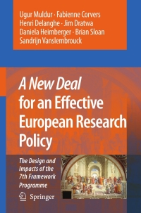 Cover image: A New Deal for an Effective European Research Policy 9781402055508