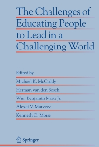Cover image: The Challenges of Educating People to Lead in a Challenging World 1st edition 9781402056116