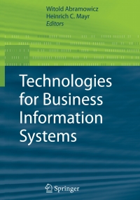 Imagen de portada: Technologies for Business Information Systems 1st edition 9781402056338